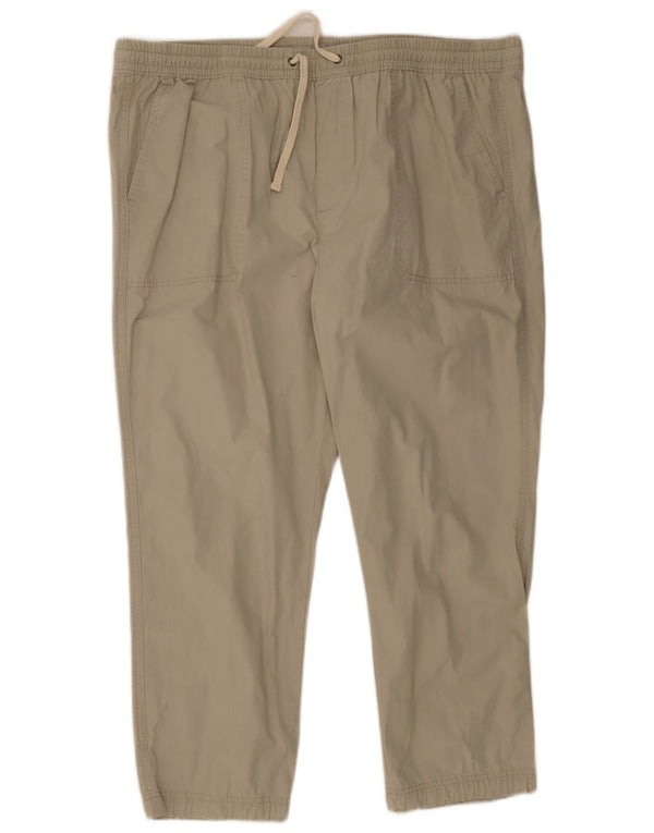 Pantaloni casual pentru bărbați Marks & Spencer W42 L29 bumbac bej