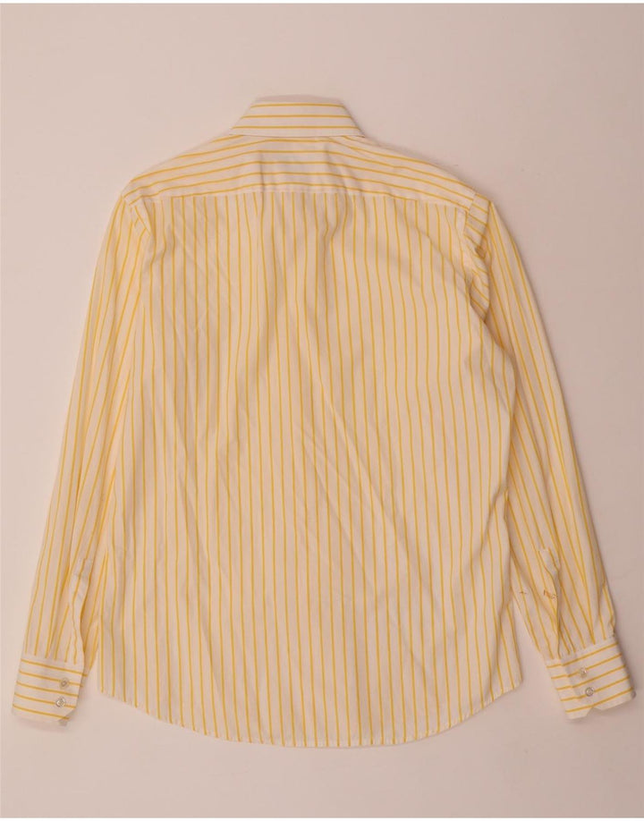 Cămașă pentru bărbați HUGO BOSS Mărimea 40 15 3/4 Bumbac cu dungi galbene medii