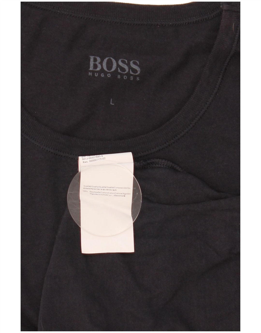 Tricou pentru bărbați Hugo Boss Top mare din bumbac bleumarin