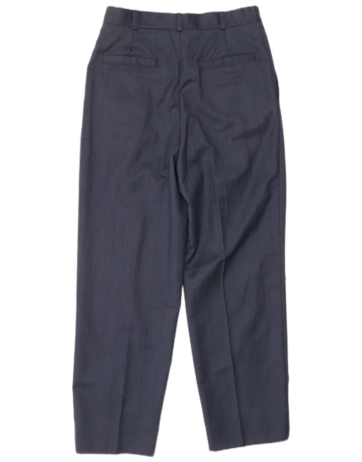 Costum 2 piese pentru bărbați GIANNI VERSACE UK 40 mare W30 L30 bleumarin clasic