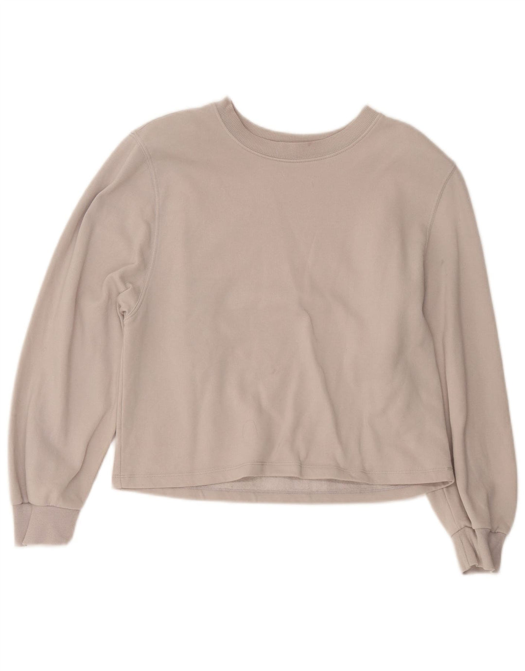 Pulover pentru damă Zara Crop Pulover UK 14, bumbac gri mediu
