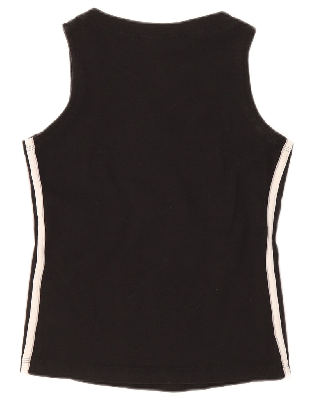 Vest Vest Top Femei Adidas UK 8 Small Negru Bumbac