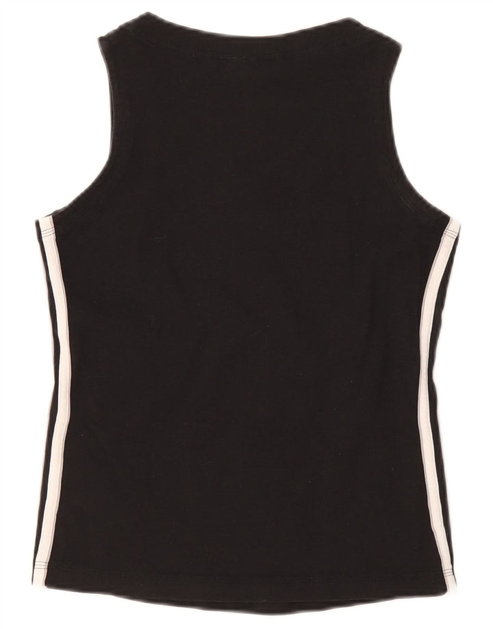 Vest Vest Top Femei Adidas UK 8 Small Negru Bumbac