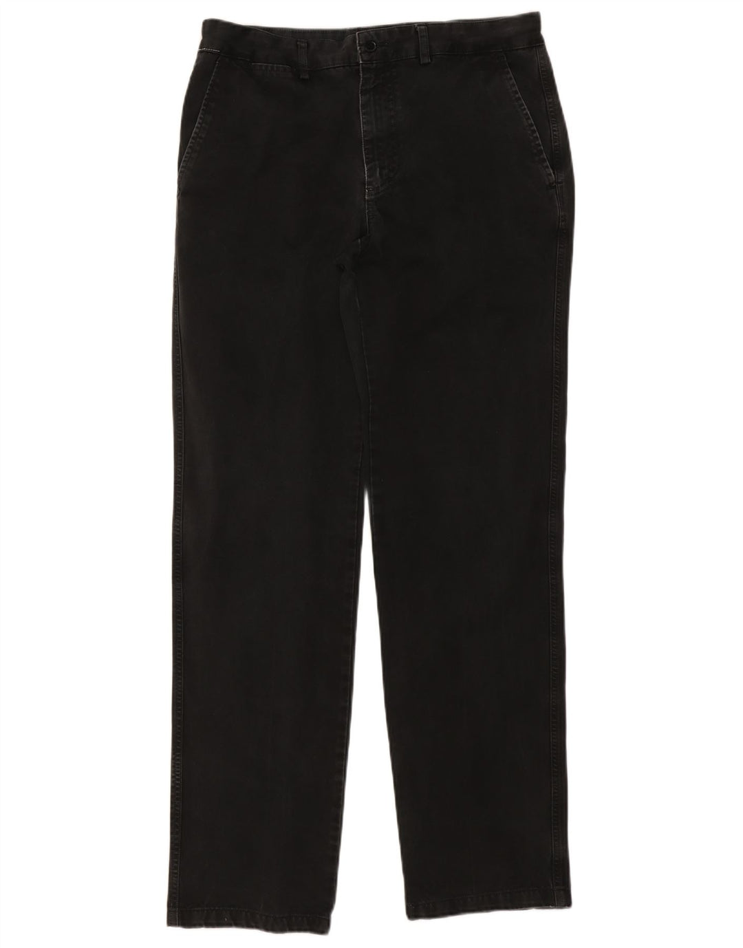 Pantaloni chino drepți pentru bărbați AVIREX W36 L33 bumbac negru