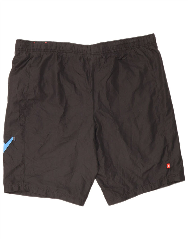 Pantaloni scurți sport grafic Nike pentru bărbați, mari, negru, poliester