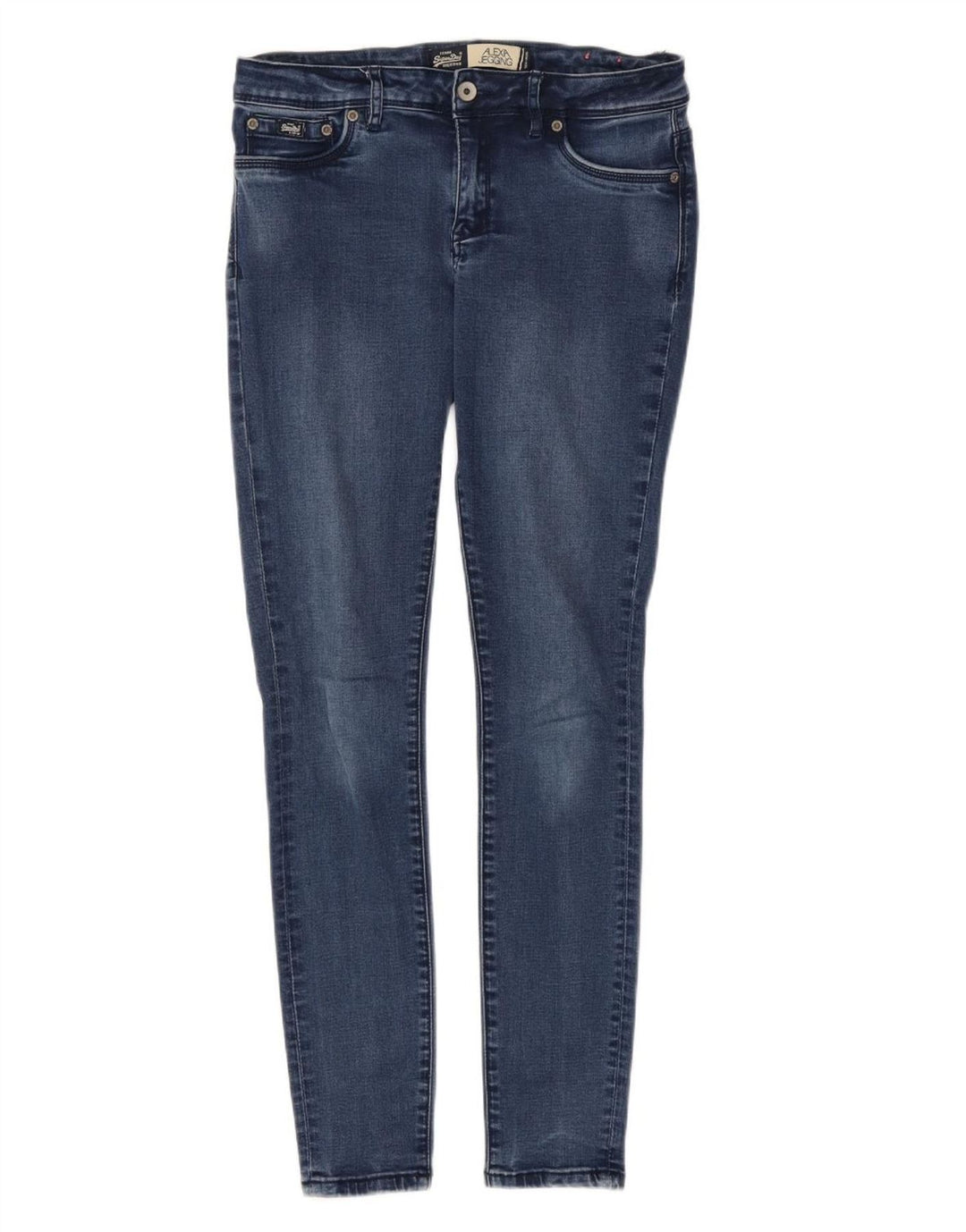 SUPERDRY Blugi skinny Alexia Jegging pentru femei W30 L32 bumbac albastru
