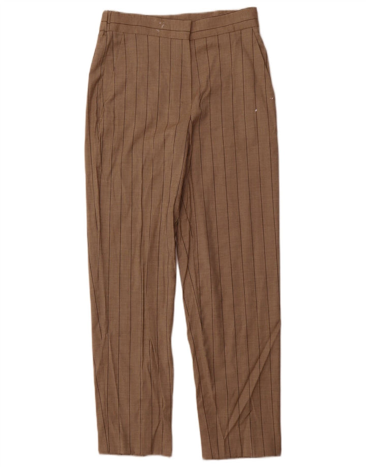 Pantaloni chino pentru femei MASSIMO DUTTI EU 34 2XS W24 L26 Bej cu dungi