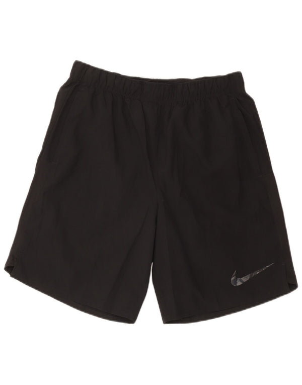 Pantaloni scurți sport Nike Dri Fit pentru bărbați, poliester mediu negru