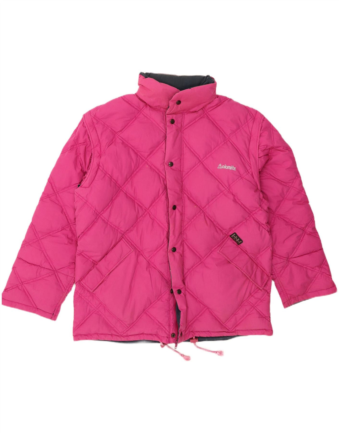 Jachetă căptușită reversibilă cu glugă pentru bărbați Dolomite UK 42 XL poliester roz