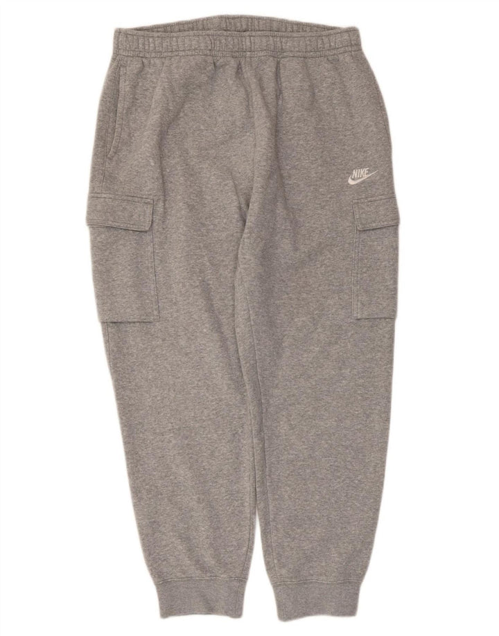 Pantaloni de trening Nike pentru bărbați Cargo Joggeri mari, gri, bumbac