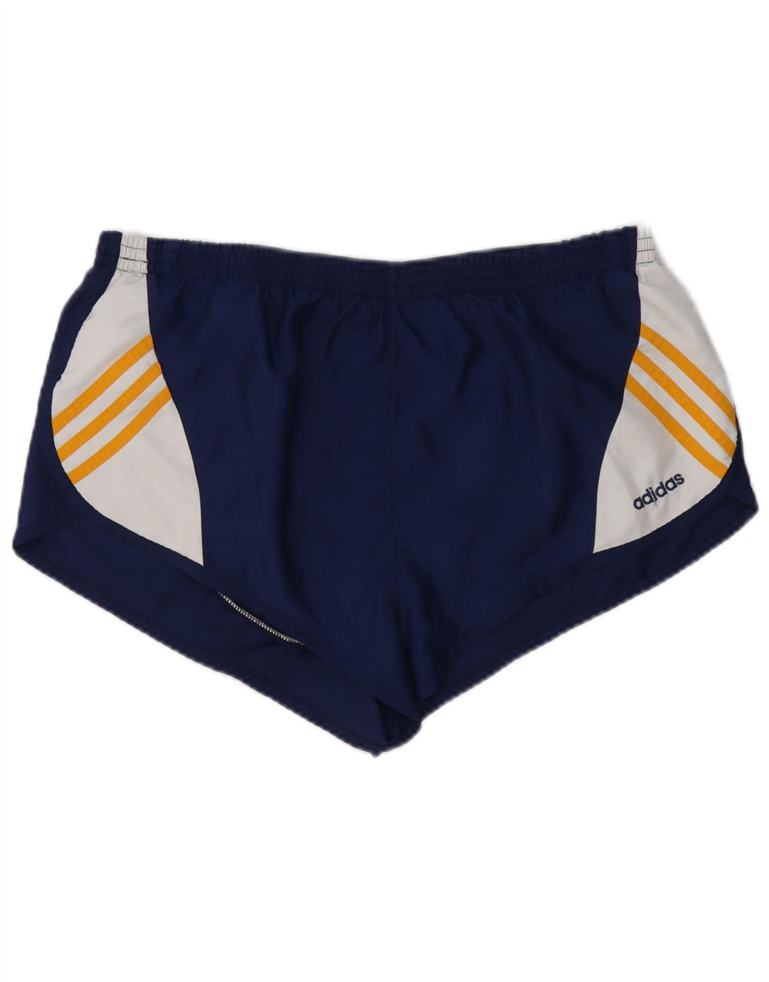 Pantaloni scurți sport ADIDAS pentru femei UK 18 XL bleumarin poliester color bloc