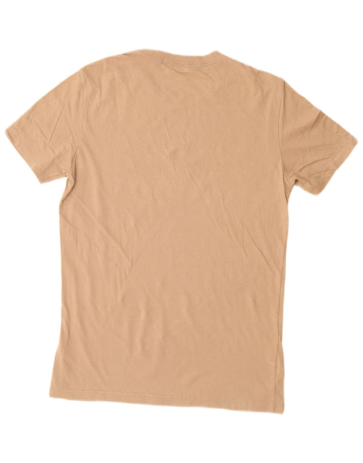 CALVIN KLEIN JEANS Tricou grafic pentru bărbați Top din bumbac maro mediu