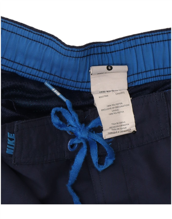 Pantaloni scurți de înot Nike pentru bărbați, mici, albastru, poliester color bloc