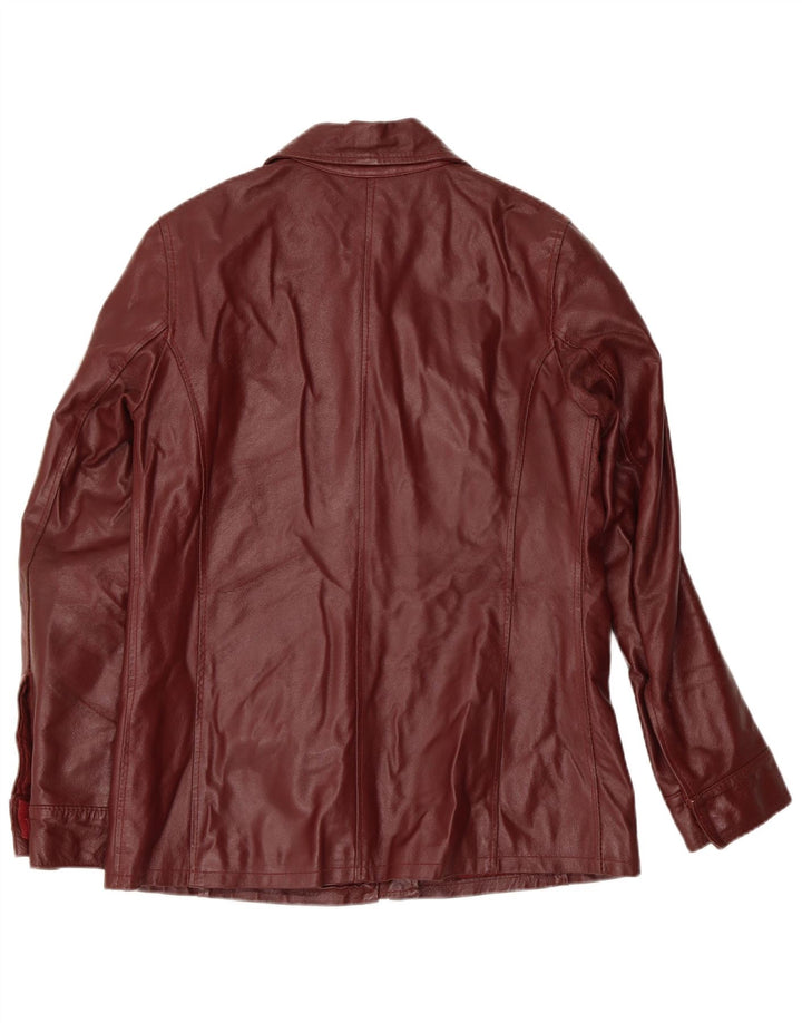 Jachetă de piele pentru femei Conbipel IT 44 Maroon mediu
