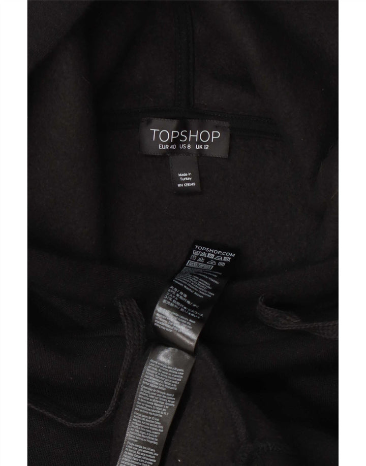 Pulover Topshop pentru femei, UK 12, poliester mediu negru