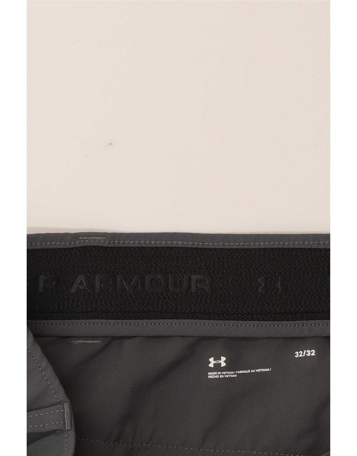 Pantaloni chino drepti pentru bărbați Under Armour W32 L32 poliamidă gri