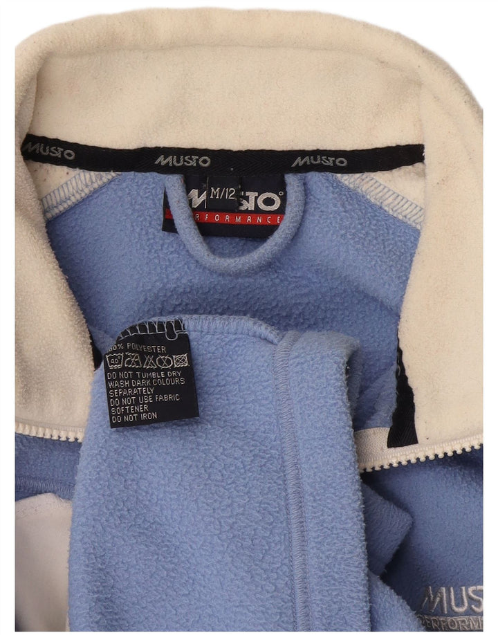 Musto pentru băieți fleece ghelot 11-12 ani, mediu albastru, poliester color bloc
