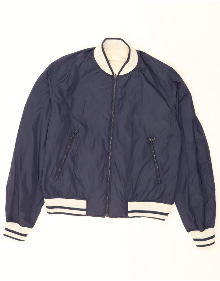 Jachetă Bomber reversibilă pentru bărbați Gas UK 40, mare, bej, color block, bumbac