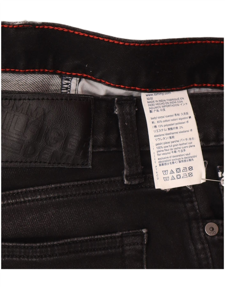 Blugi skinny pentru bărbați Tommy Hilfiger W32 L32 bumbac gri