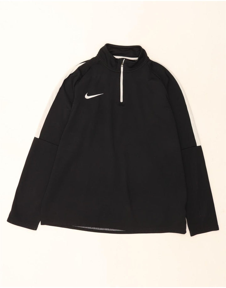 Top de trening Nike pentru bărbați, cu fermoar, cu gât, din poliester color block
