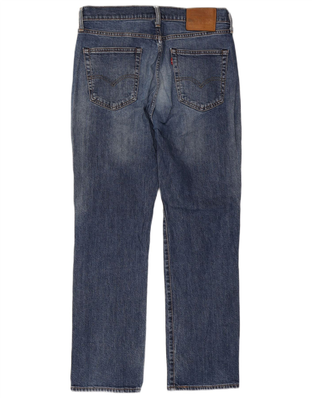 Blugi drepți distressed 514 Levi's pentru bărbați L32 L30 Bumbac albastru