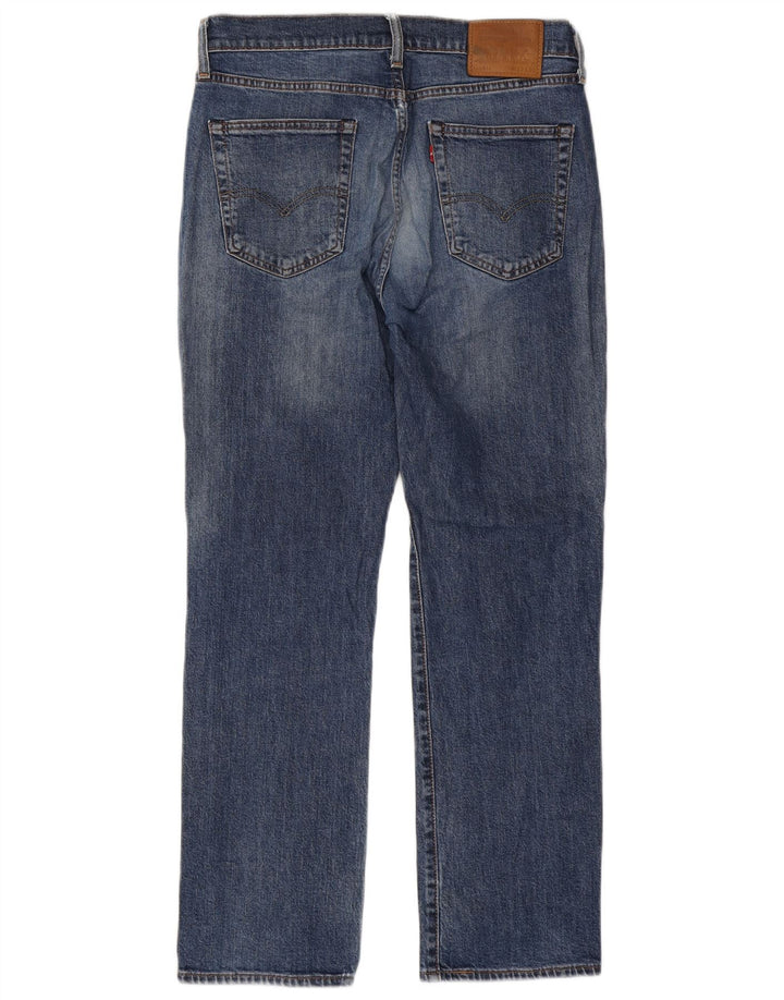 Blugi drepți distressed 514 Levi's pentru bărbați L32 L30 Bumbac albastru