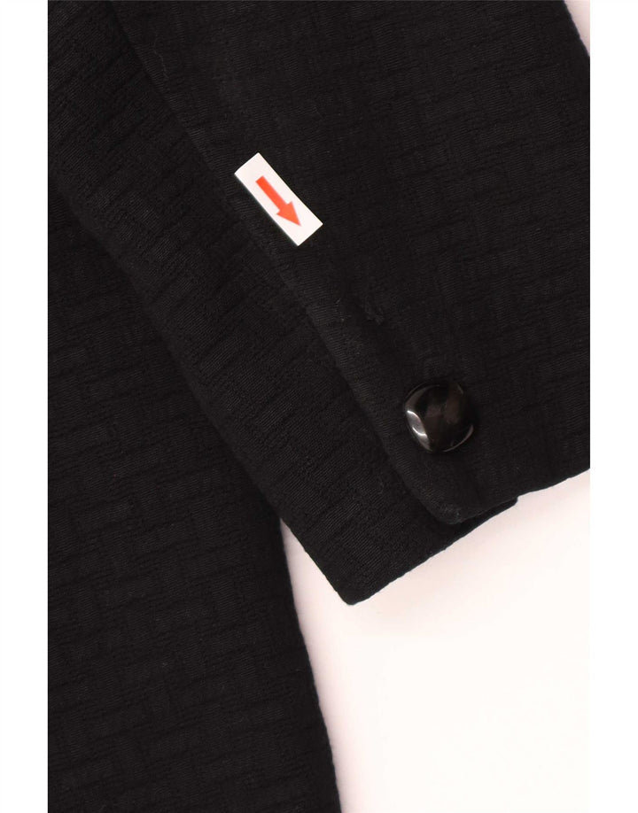 Vintage Womens Overcoat UK 12 Medium Black