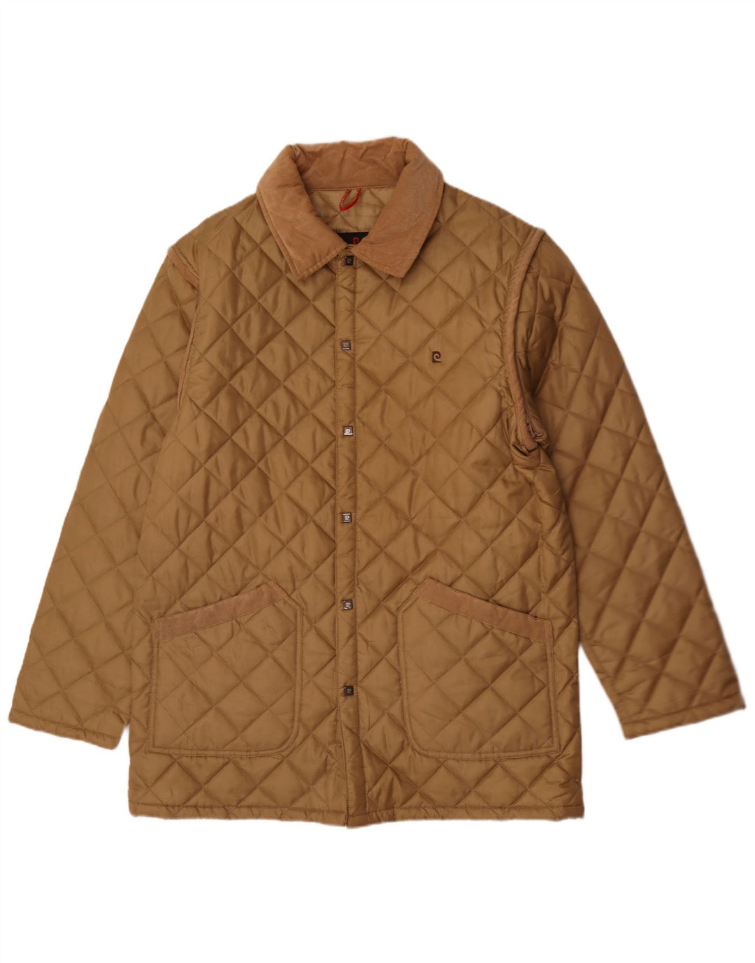 Jachetă matlasată pentru bărbați Pierre Cardin UK 40 mare, bej, poliester