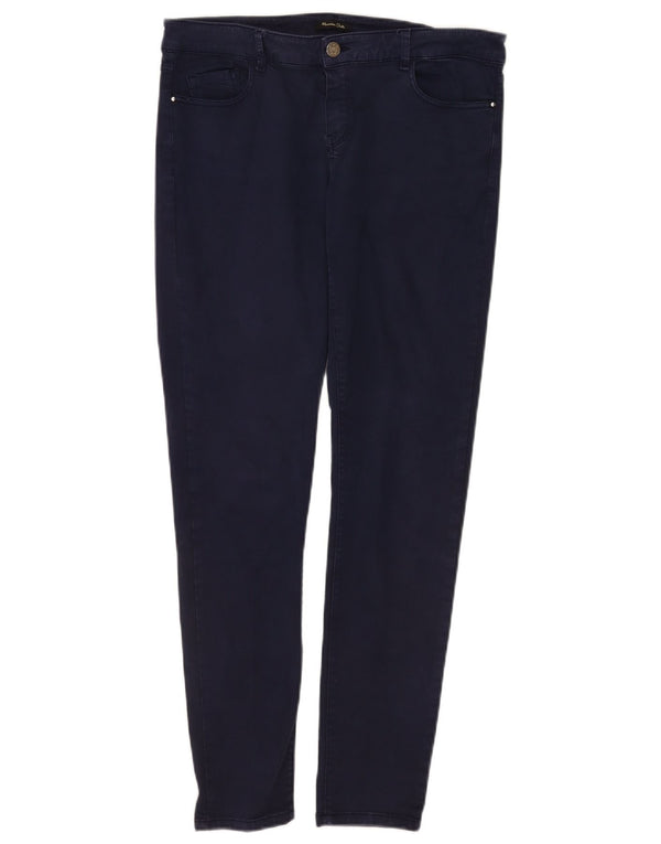 Massimo Dutti Pantaloni skinny casual pentru femei EU 42 Large W32 L30 Bleumarin