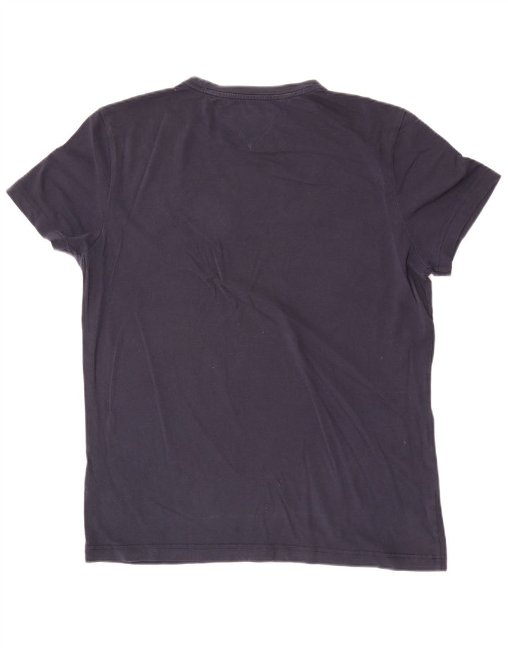 Tricou pentru bărbați Tommy Hilfiger Top mare din bumbac bleumarin