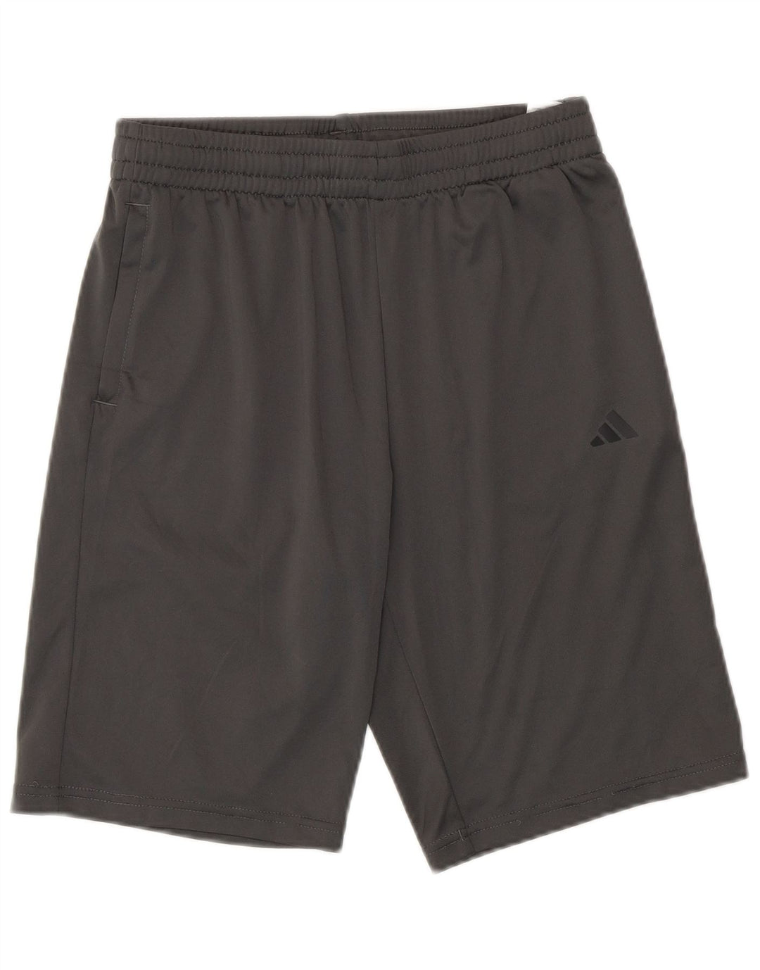 Pantaloni scurți sport adidas băieți 13-14 ani poliester gri