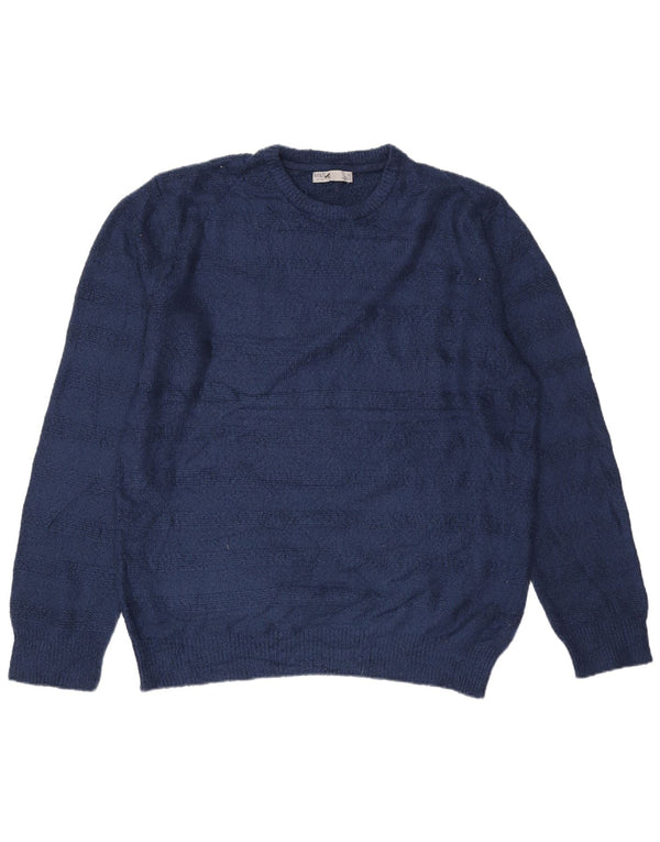 Pulover pentru bărbați Marks & Spencer, cu gât crew, XL, bleumarin
