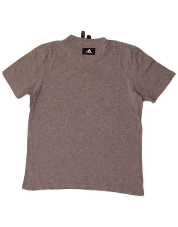 Tricou grafic pentru bărbați Adidas Top Medium Gri