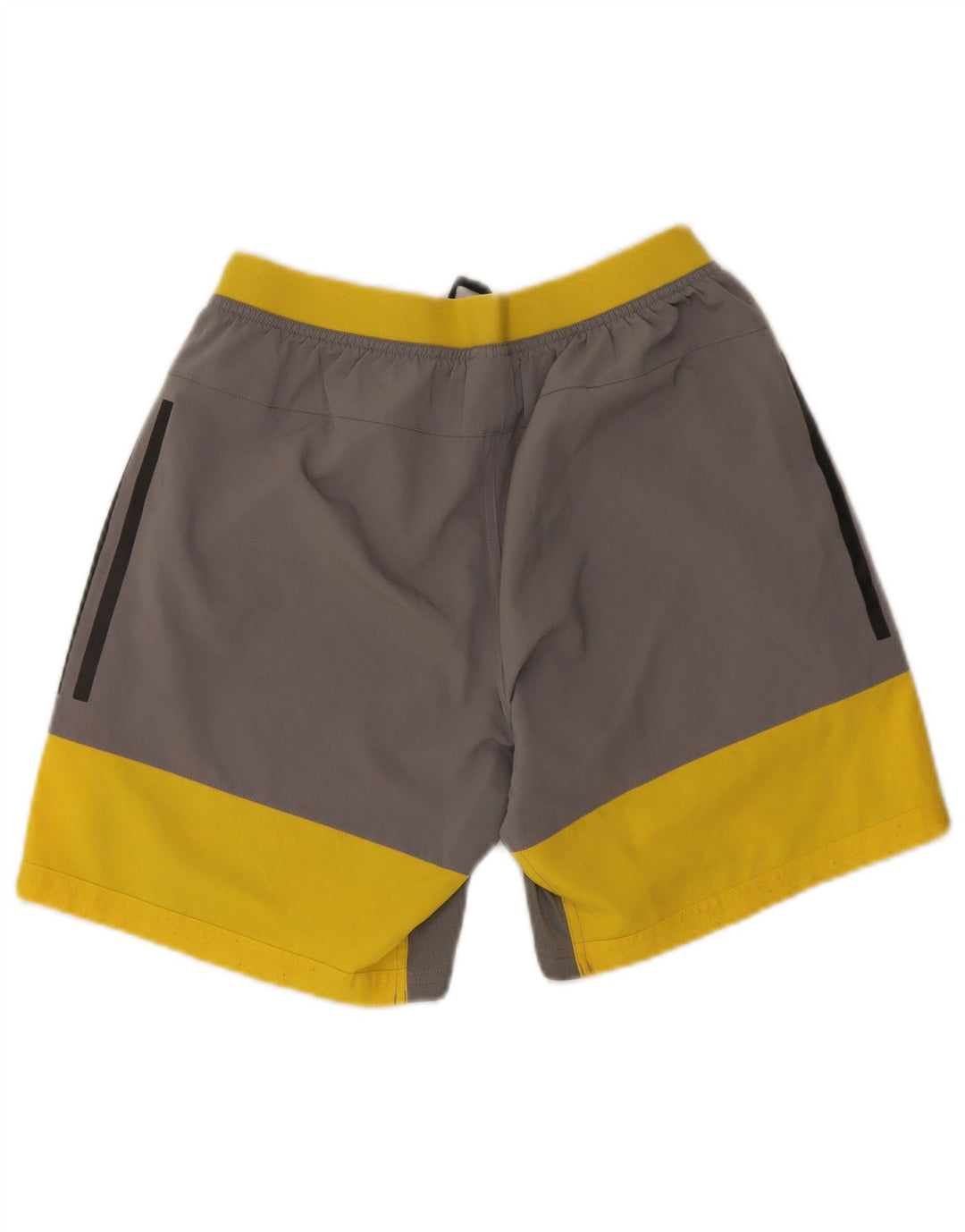 Pantaloni scurți sport pentru bărbați Adidas, gri, poliester color bloc