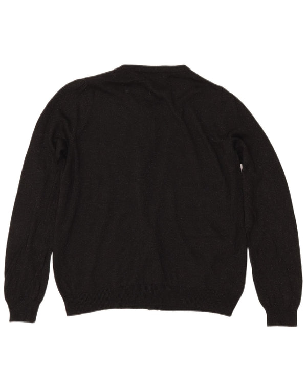 MARKS & SPENCER Pulover cardigan pentru femei UK 14 Medium Black Flecked