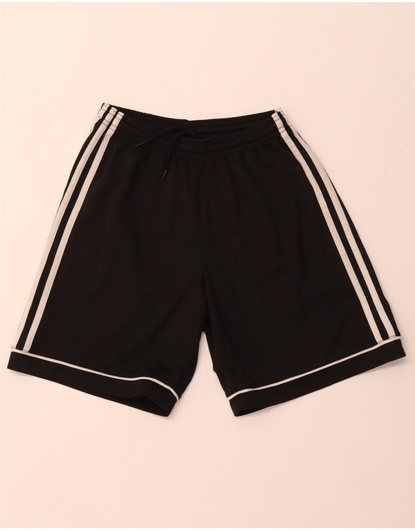 Pantaloni scurți sport Aeroready ADIDAS pentru femei UK 10 Poliester negru mic