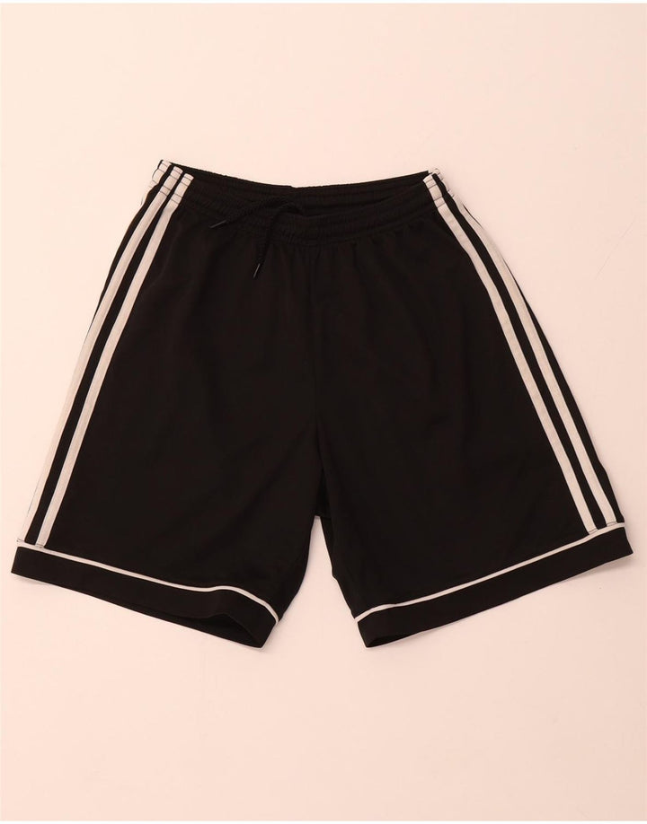 Pantaloni scurți sport Aeroready ADIDAS pentru femei UK 10 Poliester negru mic