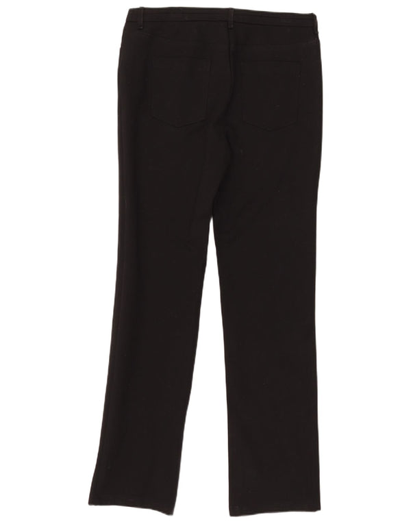 Pantaloni casual subțiri pentru femei Marks & Spencer UK 12 Medium W38 L30 Negru