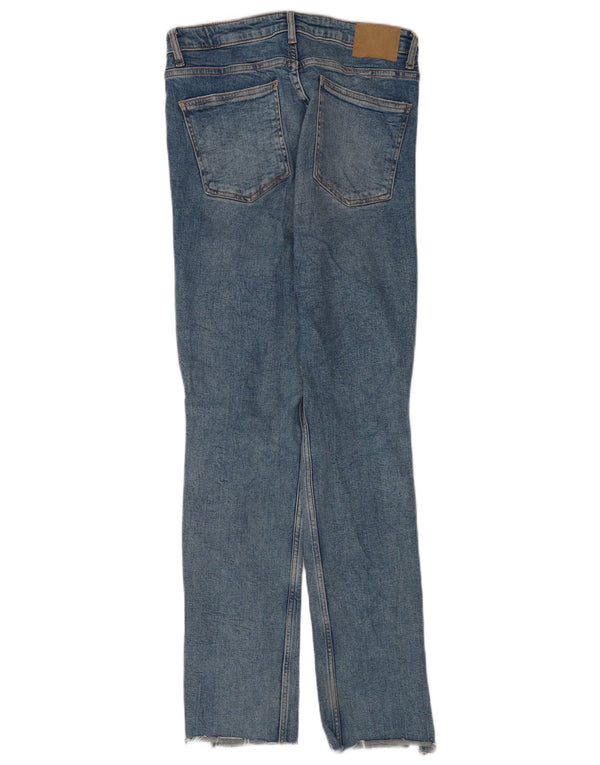 Blugi slim pentru femei Distressed Zara EU 40 Medium L30 L31 Bumbac albastru
