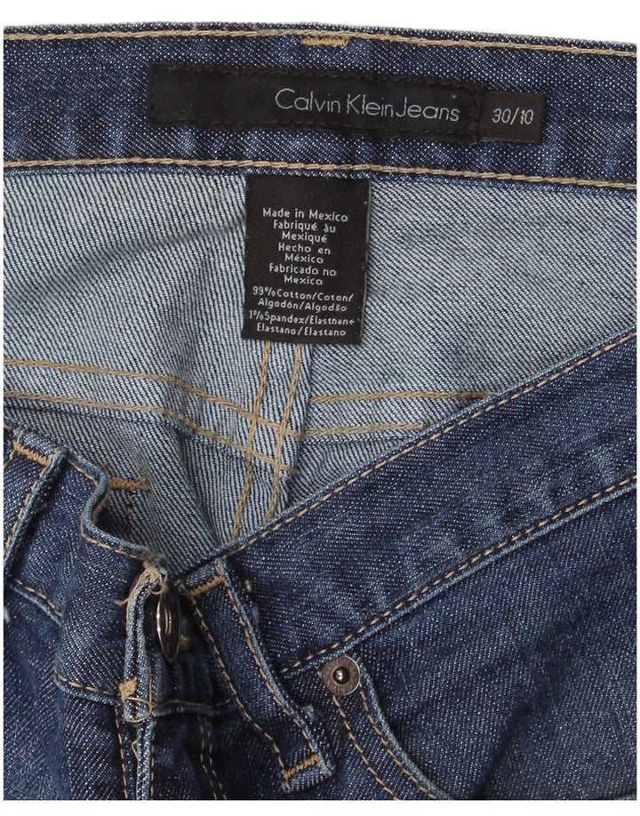 CALVIN KLEIN Blugi Bootcut pentru femei US 10 Large W30 L32 Blue Bumbac