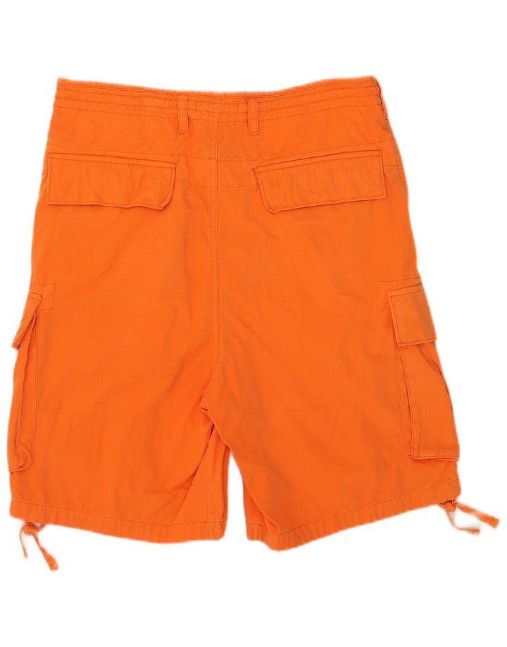 Pantaloni scurti cargo pentru bărbați French Connection W32 bumbac portocaliu mediu