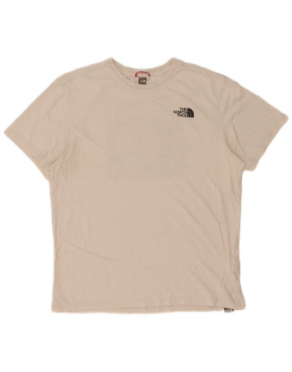 Tricou grafic pentru bărbați The North Face Top Medium White Bumbac