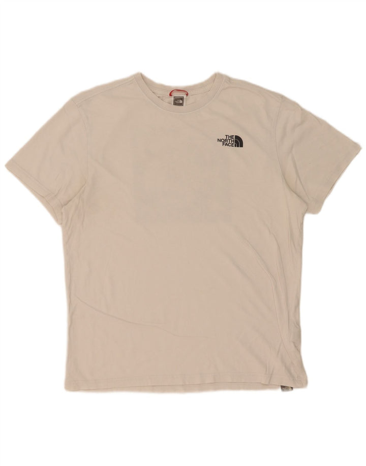 Tricou grafic pentru bărbați The North Face Top Medium White Bumbac