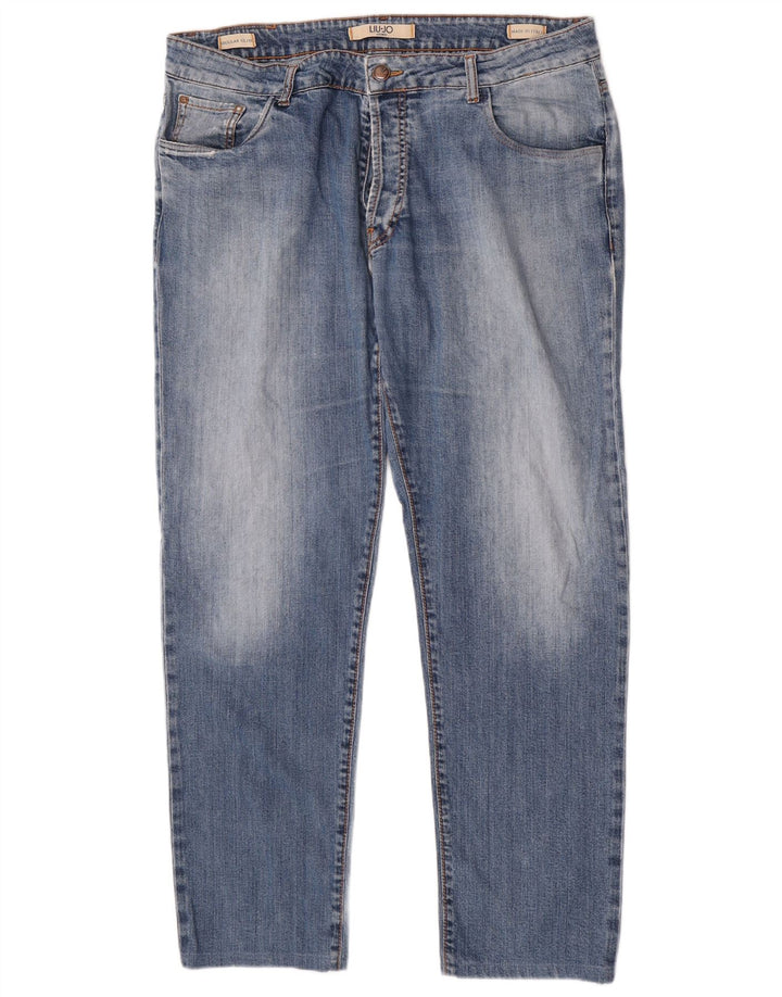Blugi Liu Jo Regular Slim pentru bărbați W38 L31 Bumbac albastru