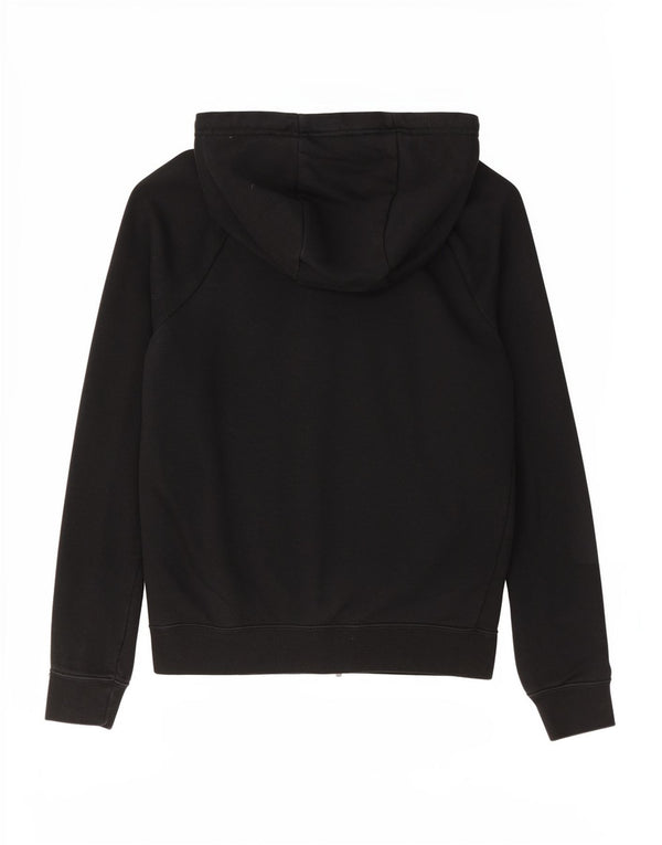Pulover Nike pentru femei, cu fermoar, cu glugă, UK 6 XS, bumbac, negru