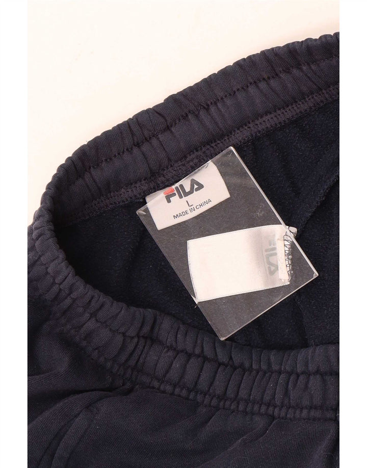 Pantaloni de trening Fila pentru bărbați, mari, bleumarin, poliester