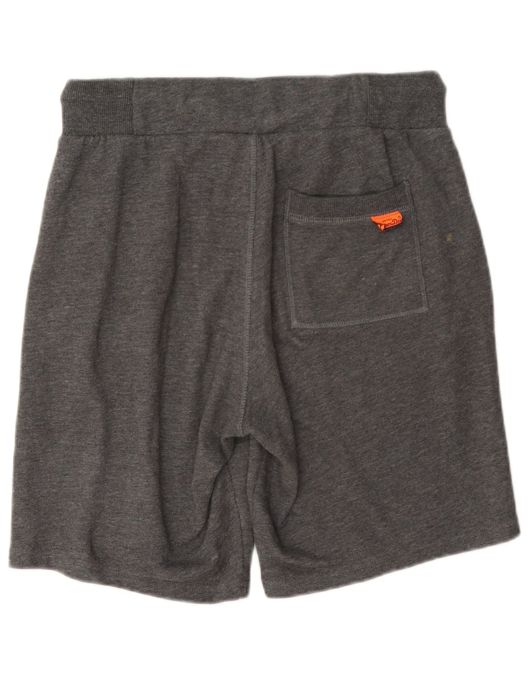 Pantaloni scurti de sport grafic Superdry pentru bărbați, bumbac, gri mici