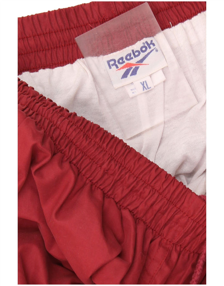Pantaloni de trening pentru bărbați REEBOK Pantaloni de jogging XL Bordeaux Poliester