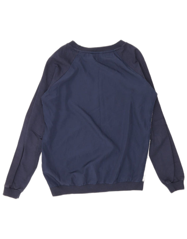 Pulover supradimensionat pentru femei Guess UK 6 XS Poliester floral albastru bleumarin