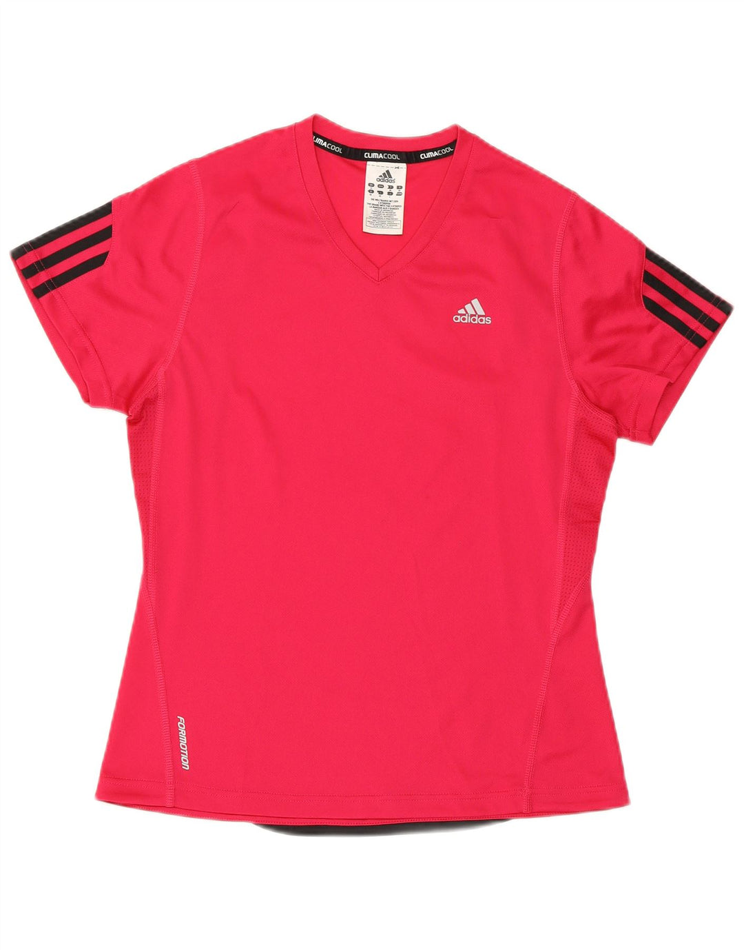 Tricou ADIDAS Climacool pentru femei, UK 12, poliester mediu roz